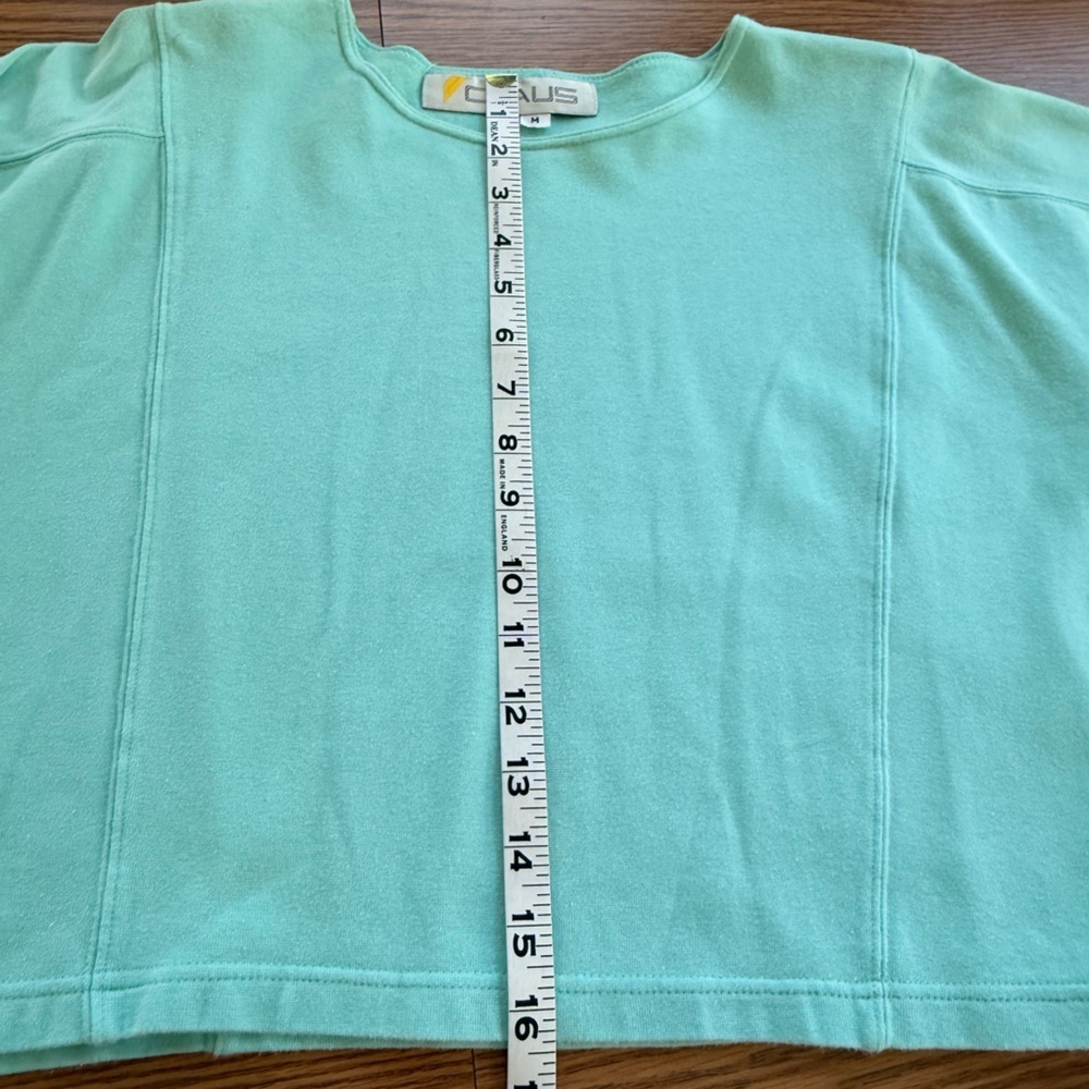 Crop Tee Duo…Vibrant Red USA Design & Robin Egg Blue, Liz & Co and Chaus brands - Picture 5 of 12